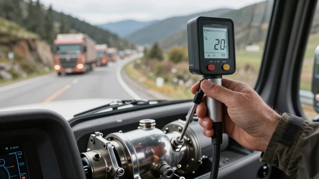 accurate towing temperature recording