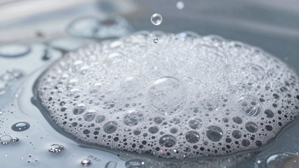 air bubbles foam behavior