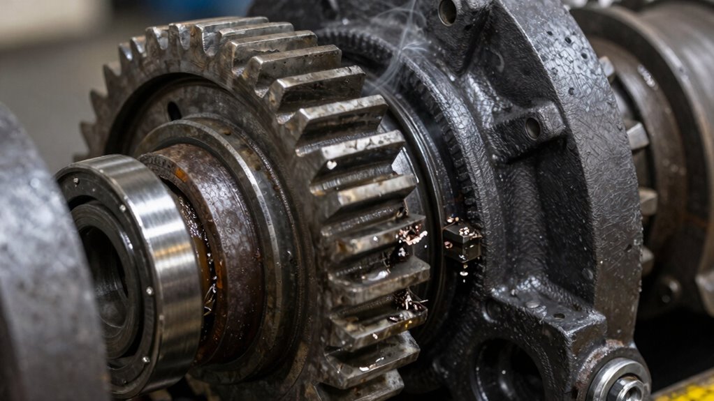 bearing wear causes heat buildup