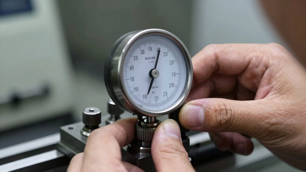 check dial indicator setup