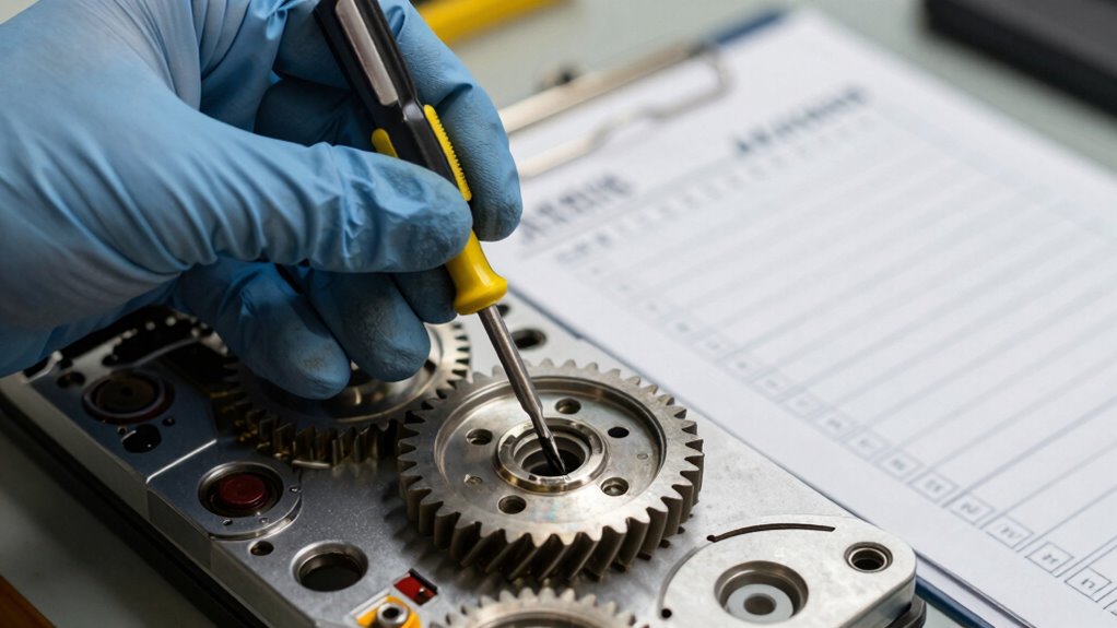 check gear oil and alignment