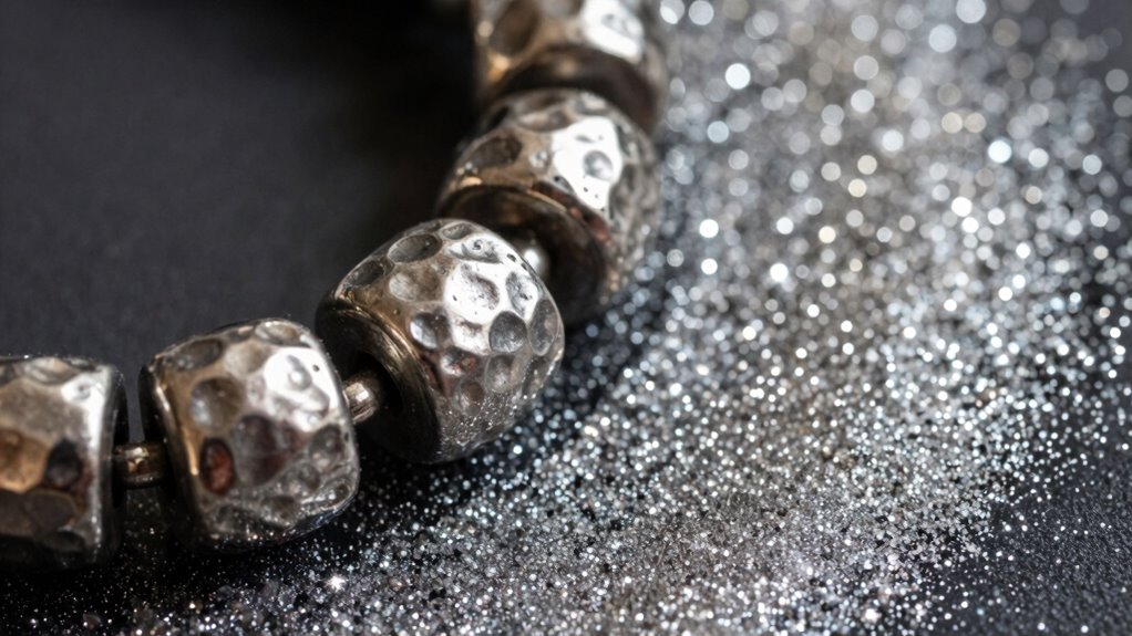 chunky metal versus glitter