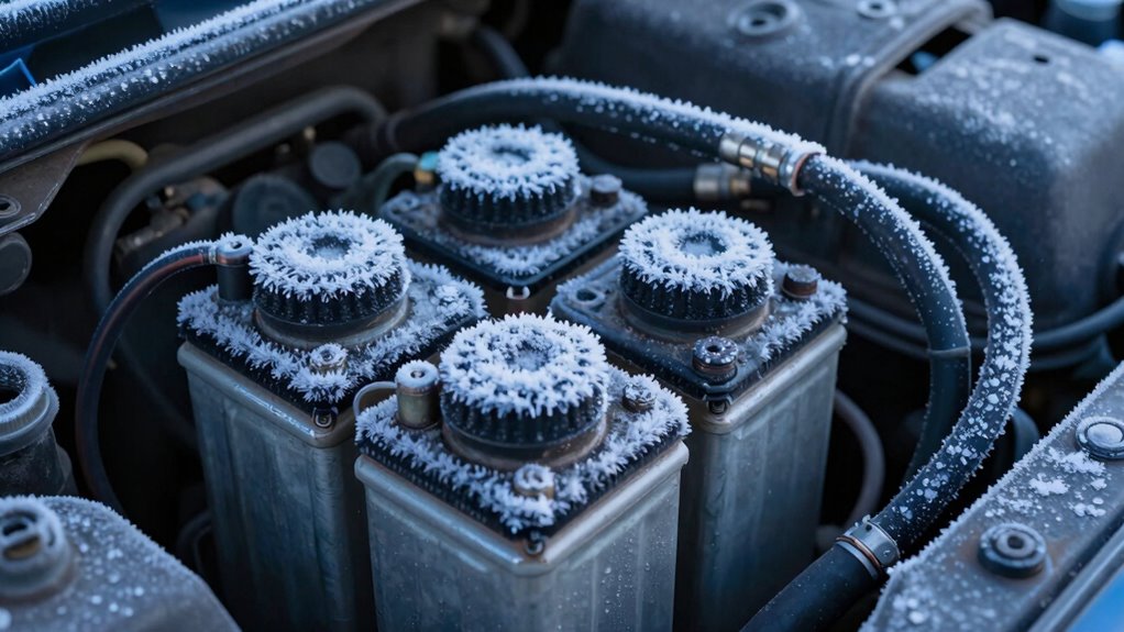 cold reduces battery efficiency
