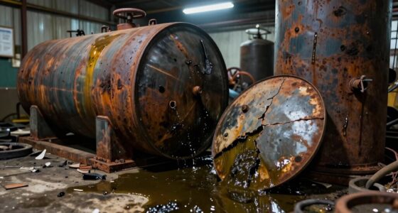 contaminating oil storage practices