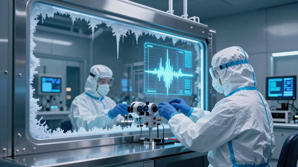 cryogenic cooling for stability