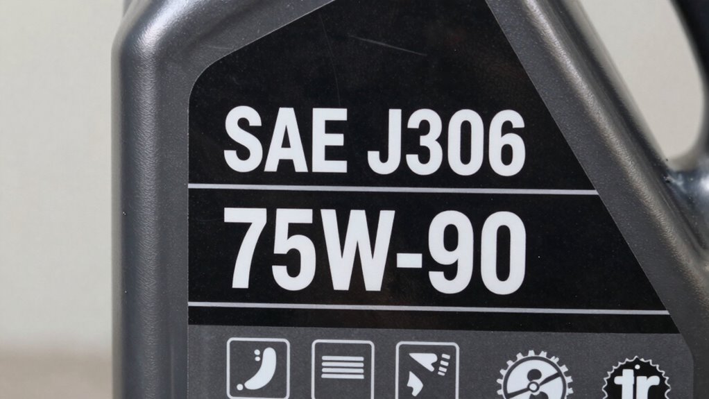 decipher gear oil labels