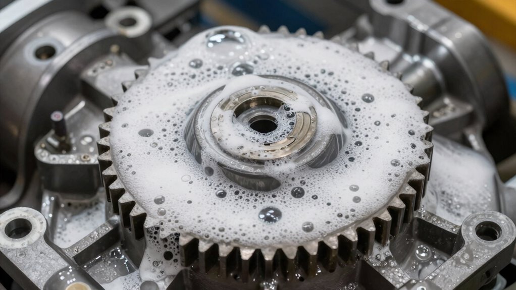 detect gearbox foaming symptoms