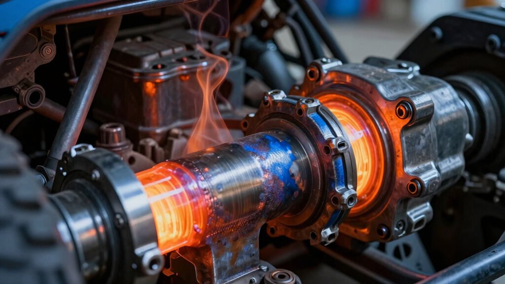 detecting driveline overheating early