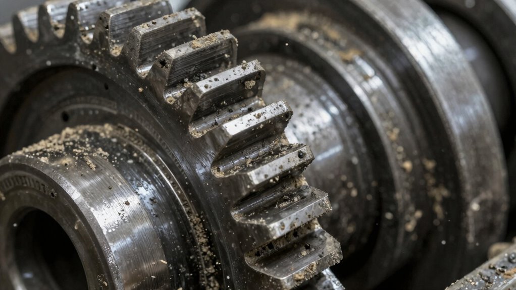 dirt accelerates gear wear