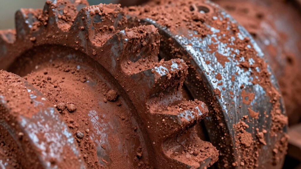 dirt causes gear wear