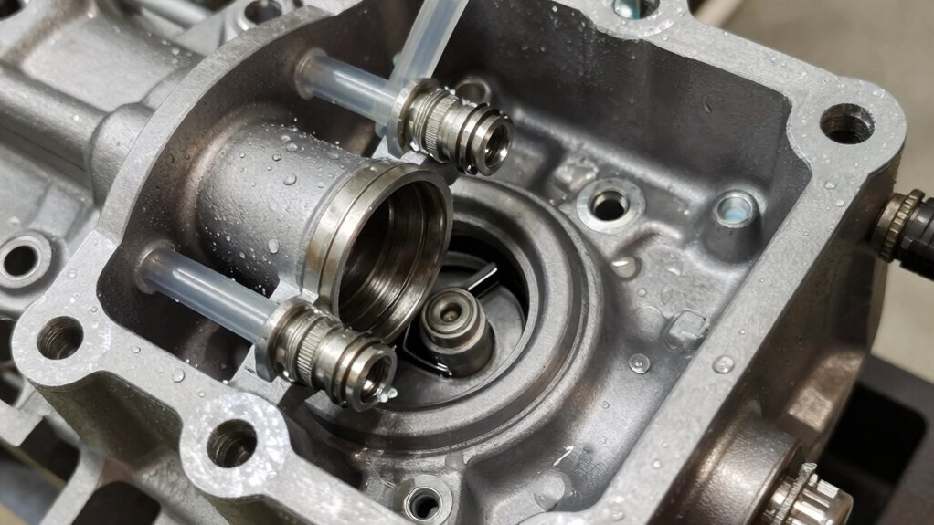 drain gearbox water regularly