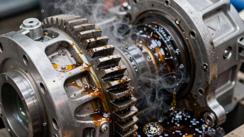 excess gearbox oil heat