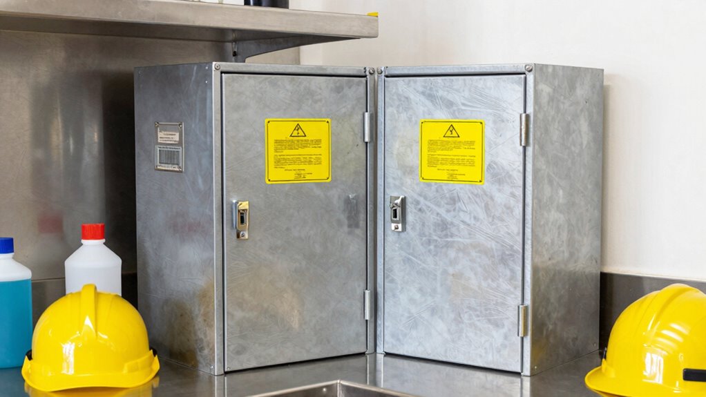 flammable cabinet safety features