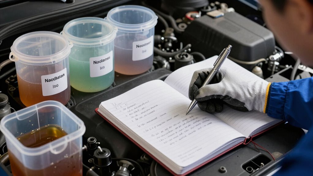 fluid change documentation essentials