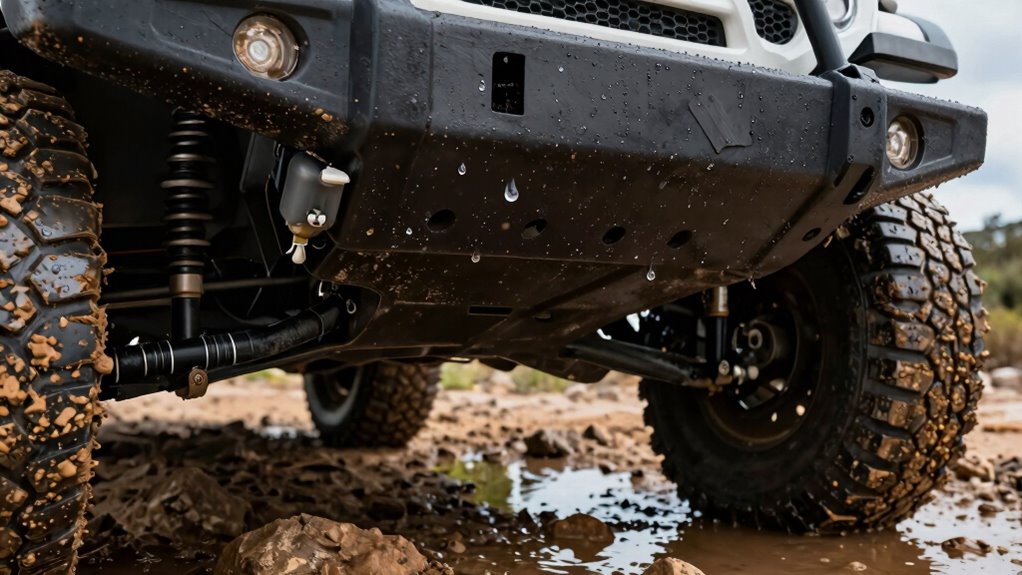 flush fluids after off roading