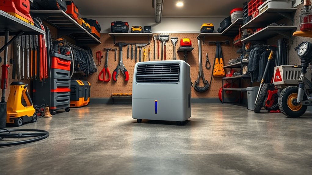 garage tool dehumidifier considerations
