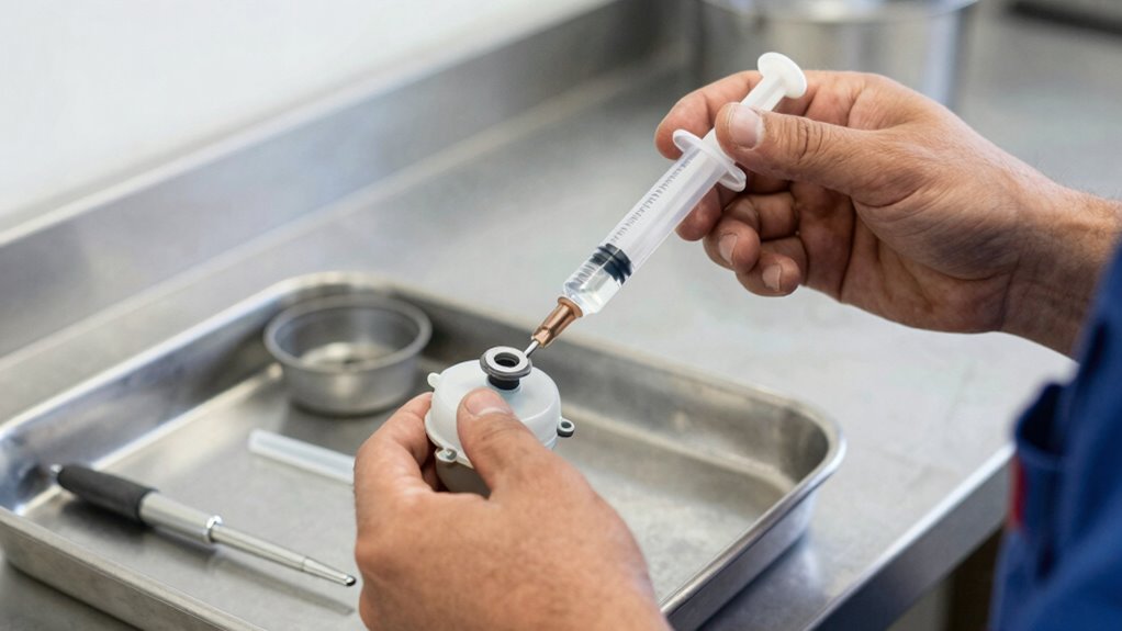 gather spill free sampling tools