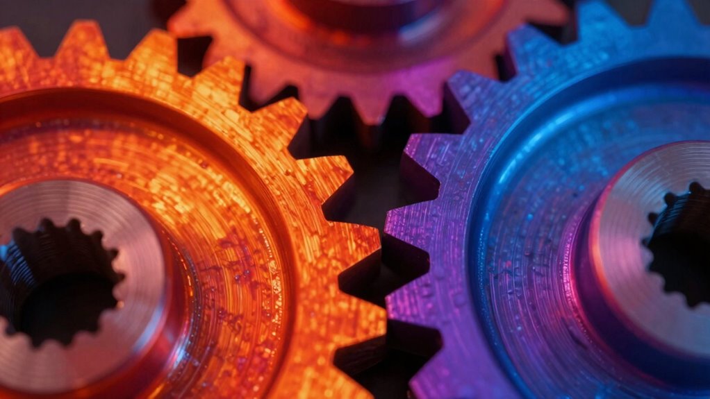 gear color change indicates heat