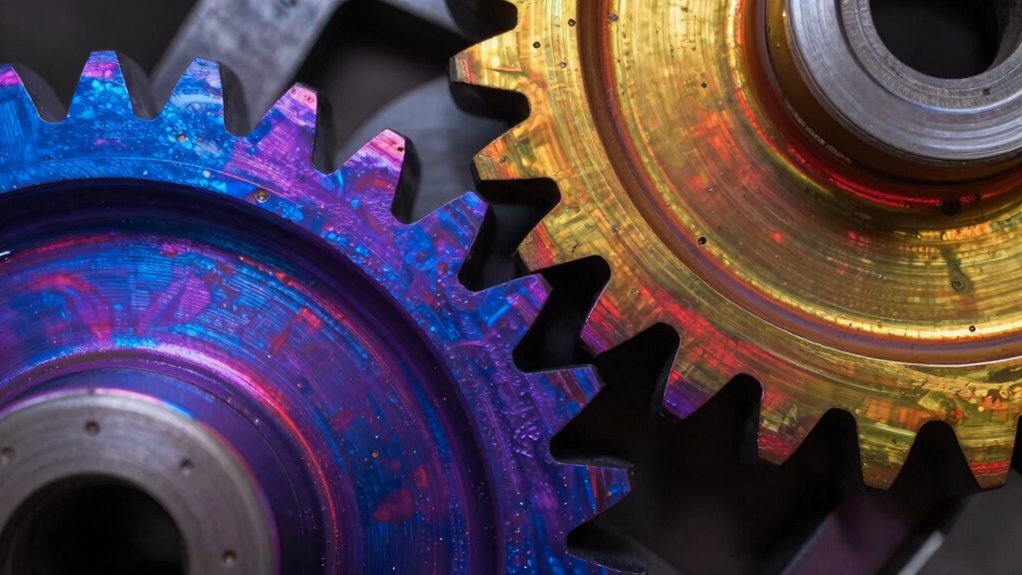 gear heat color indicators