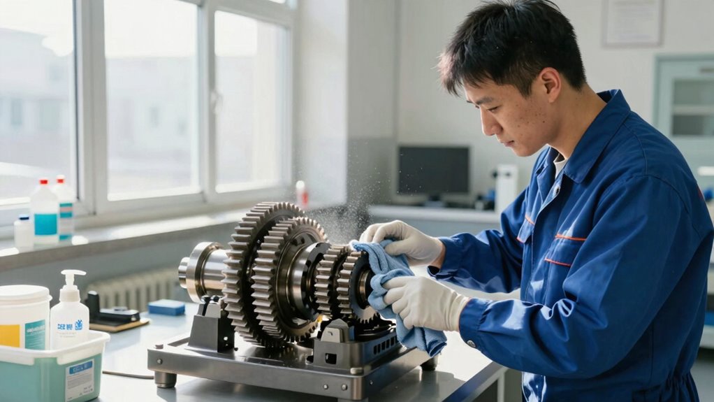 gear maintenance and cleanliness