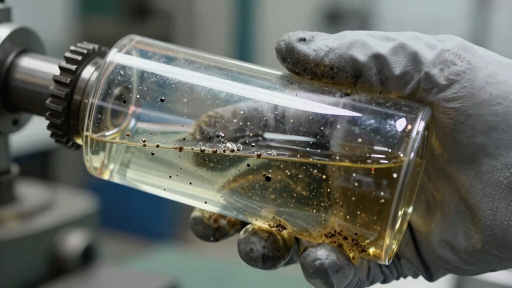 gear oil contamination causes damage