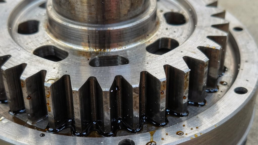 gear oil leak signs