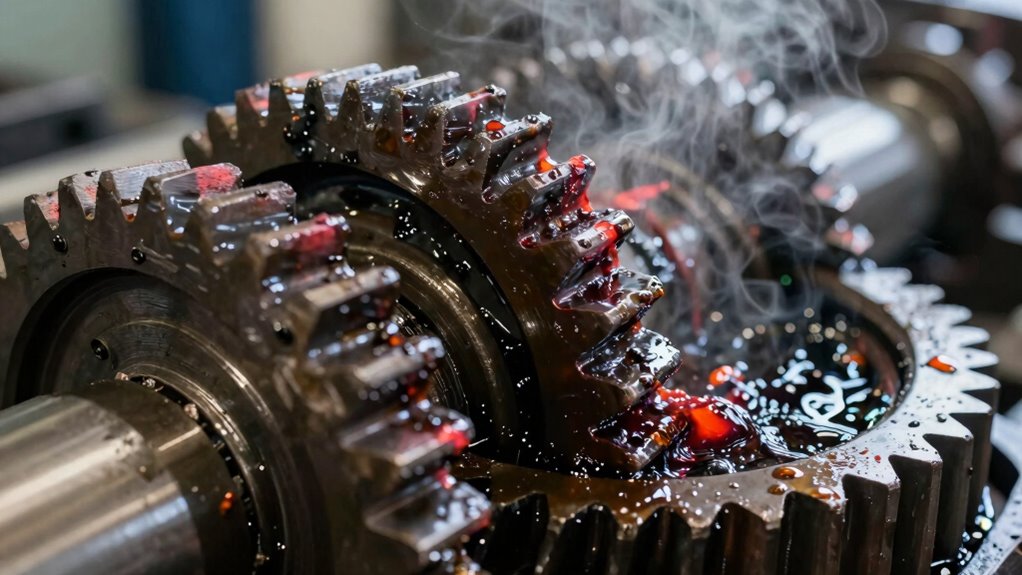 gear oil overheating consequences