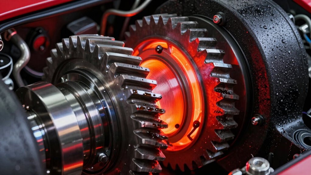 gear ratio affects differential heat