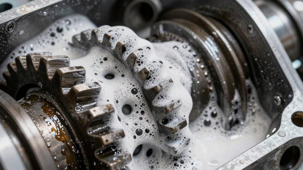 gearbox foam noise diagnosis