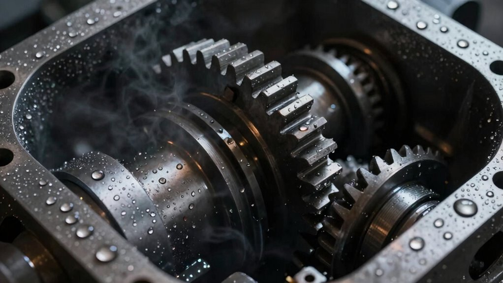 gearbox moisture condensation issues