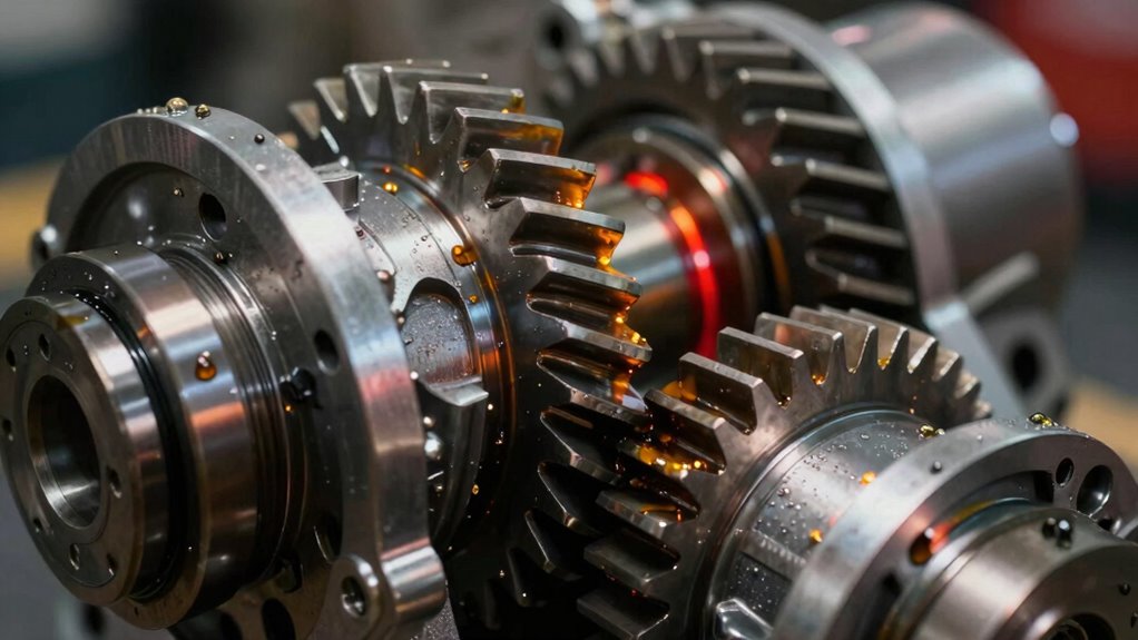 gearbox overheating despite proper lubrication