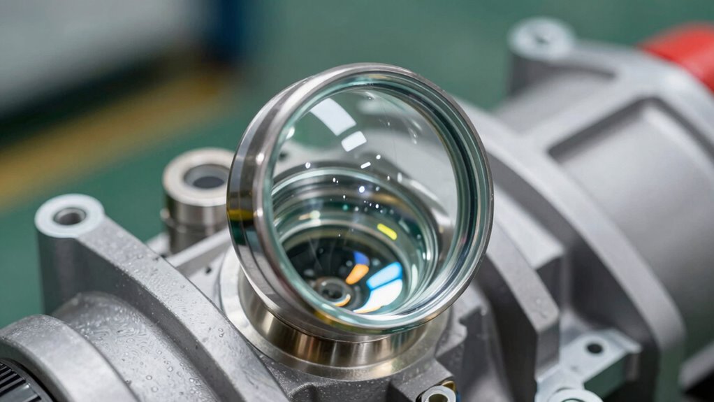 gearbox sight glass installation