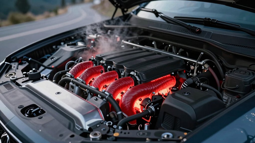 heavy towing increases engine heat