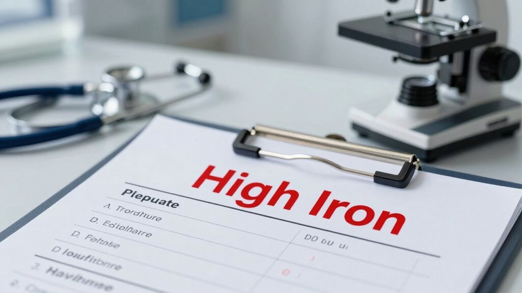 high iron differential indicators