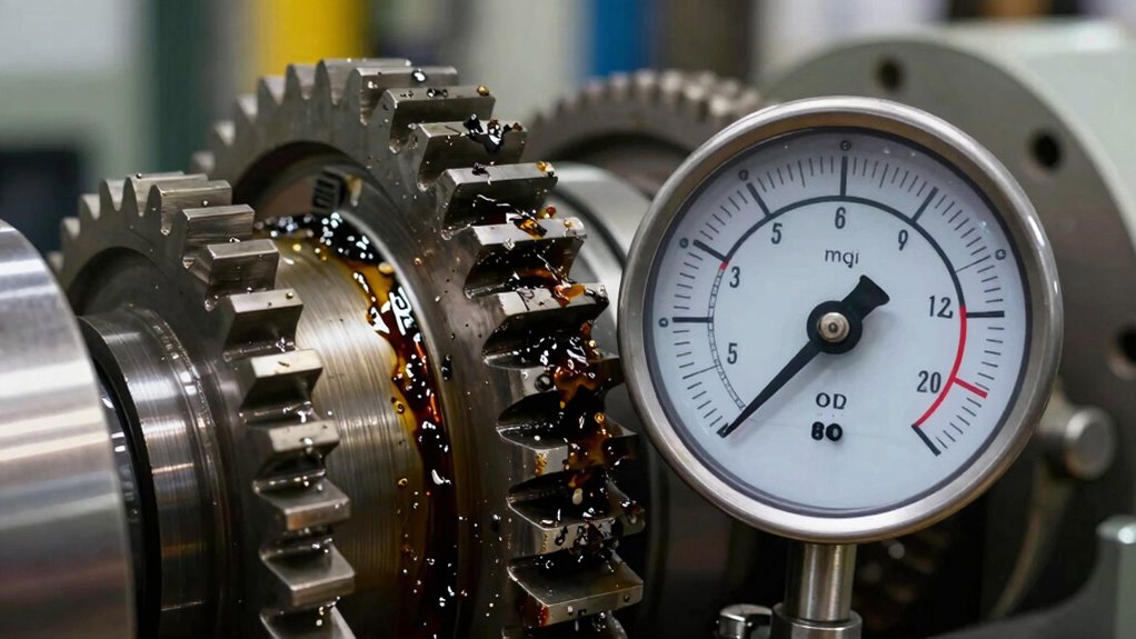 high temperatures degrade gear oil