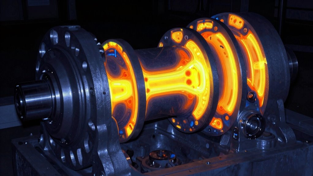 hot spots indicate mechanical issues