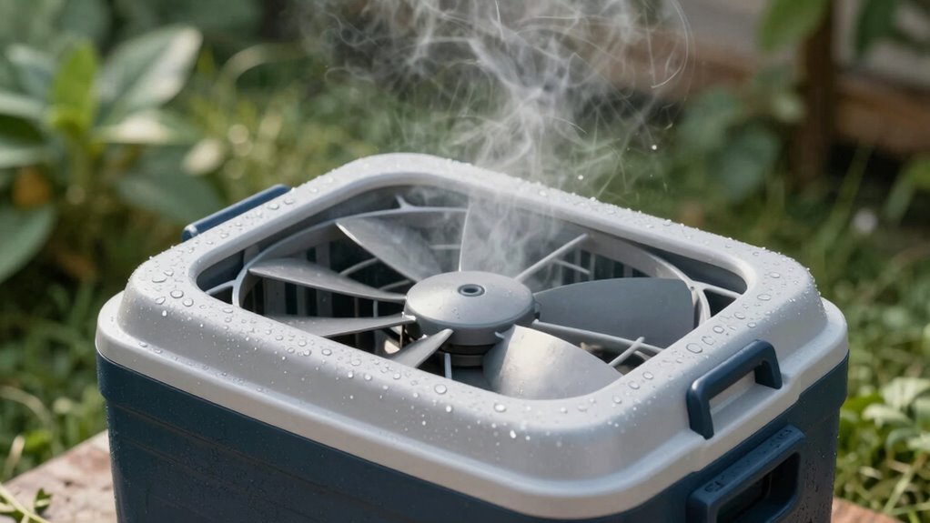 humidity reduces cooling efficiency