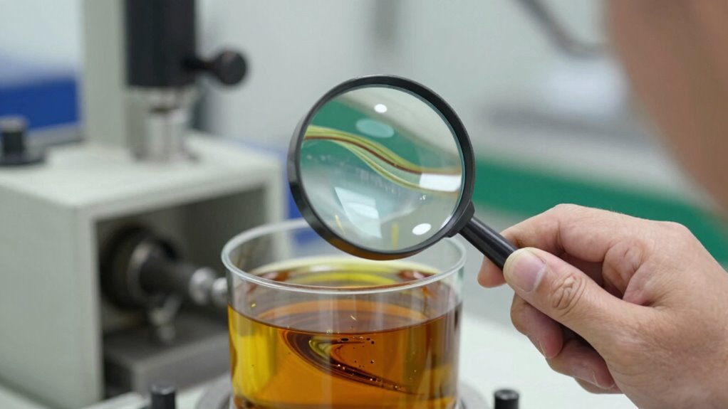 identify oil degradation signs