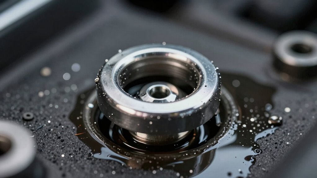 magnetic plug prevents gear wear