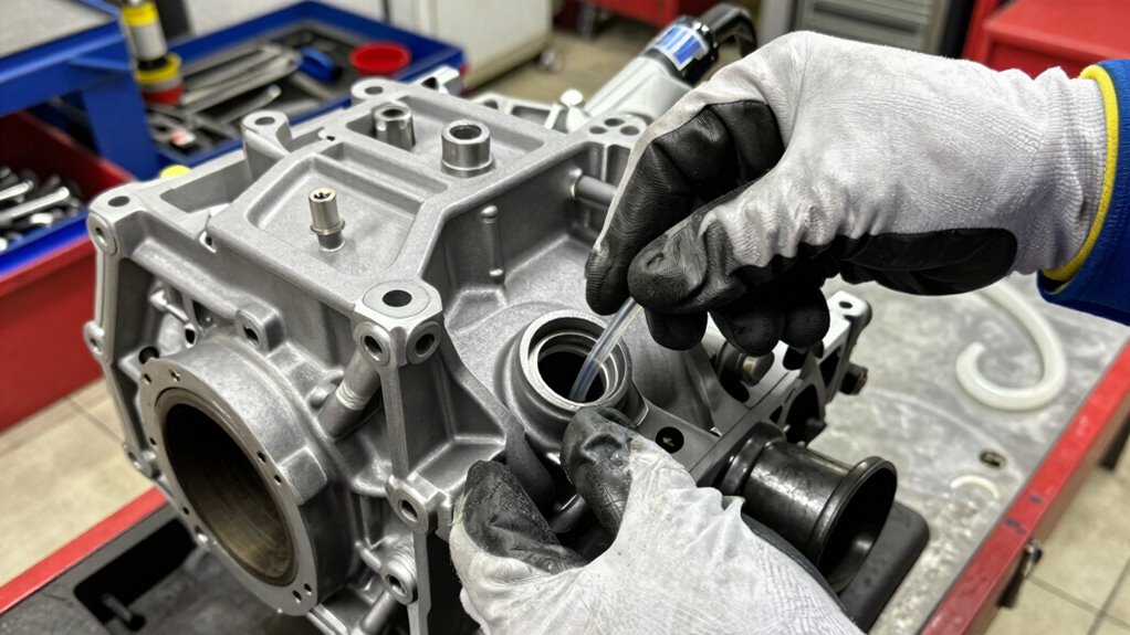 manual transmission fluid sampling