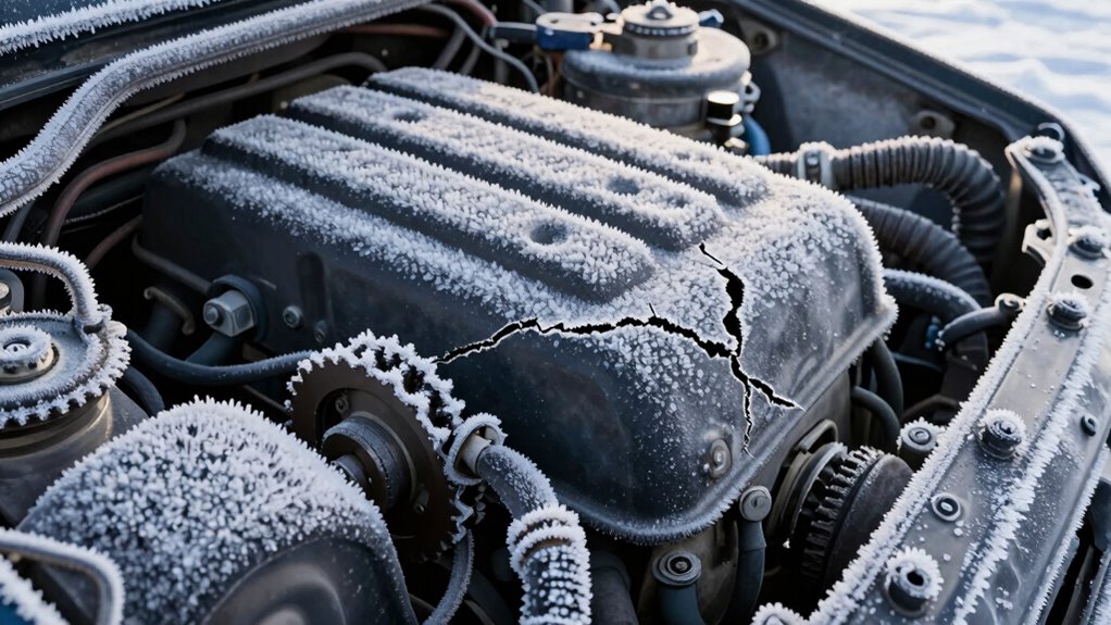 material brittleness and contraction