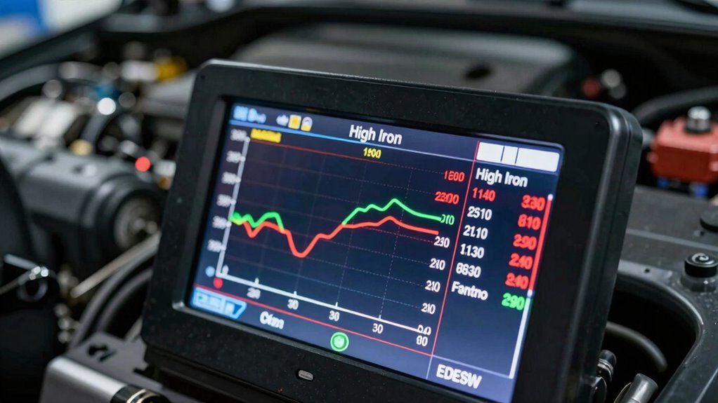 monitor differential iron levels