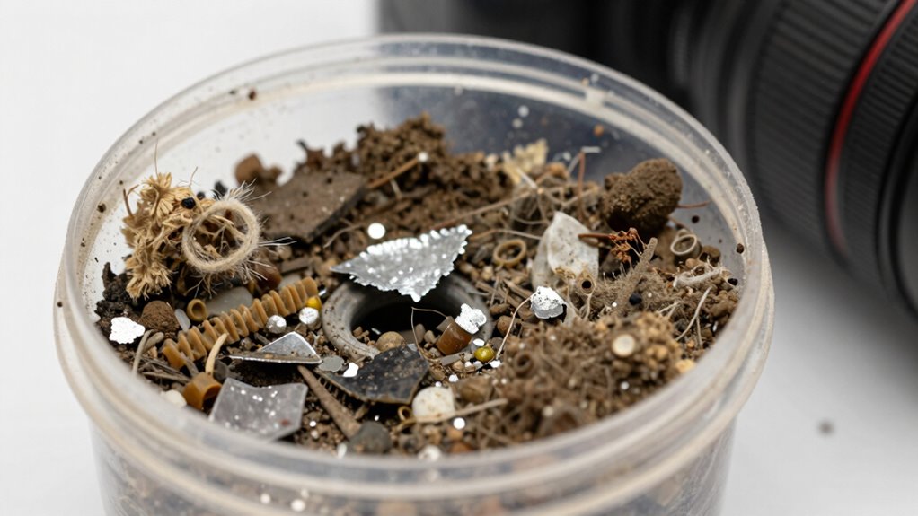 monitor drain plug debris