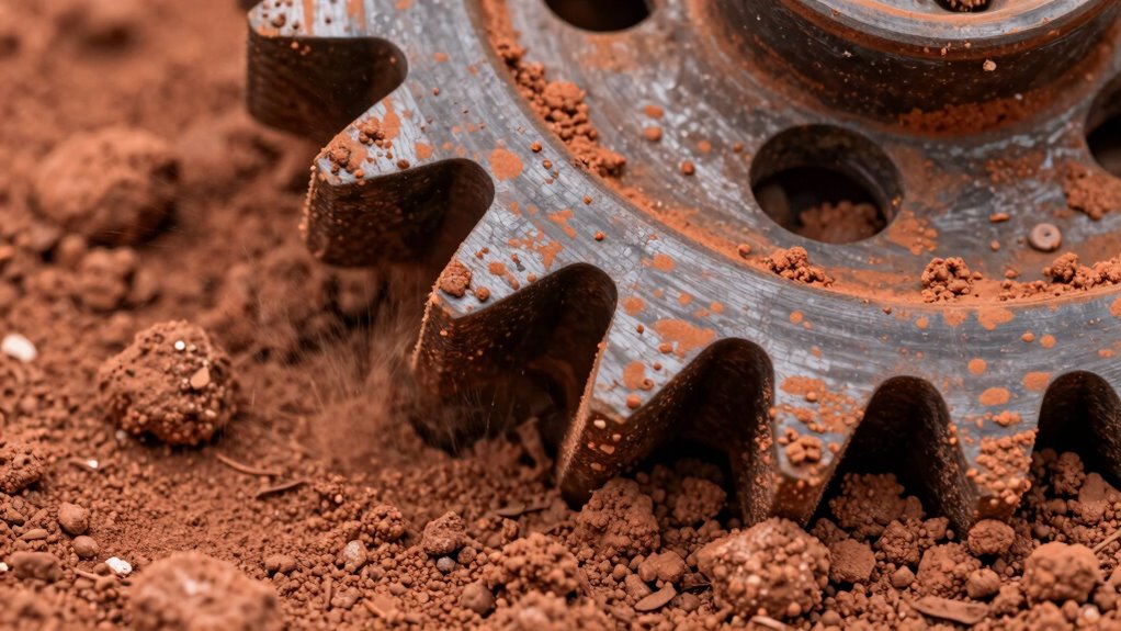 mud and dust trapping