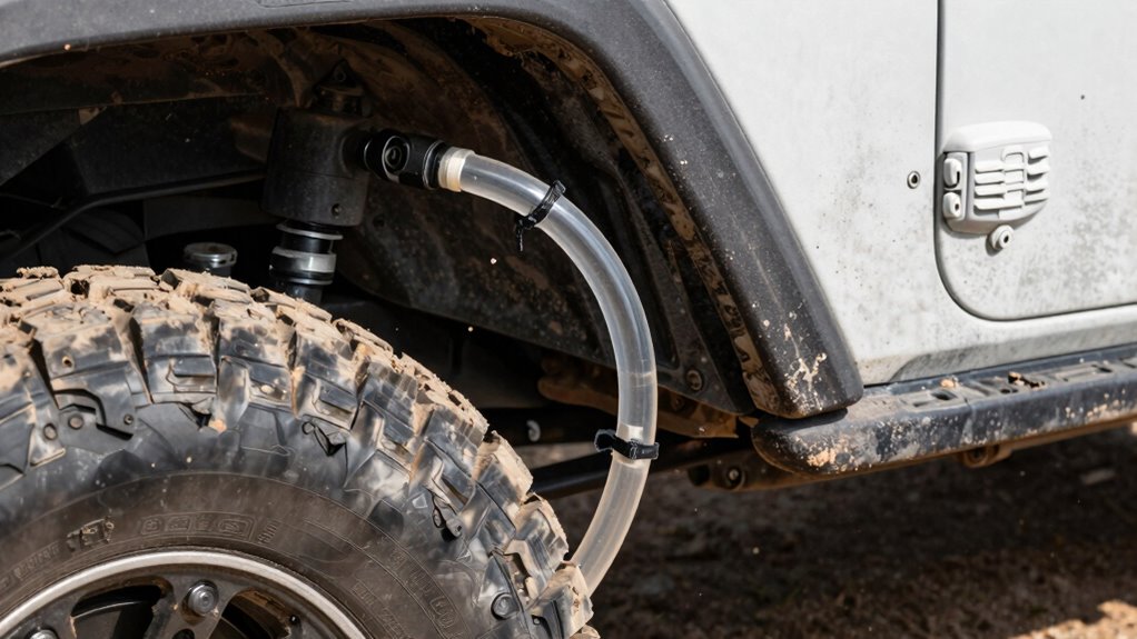 optimal breather hose placement