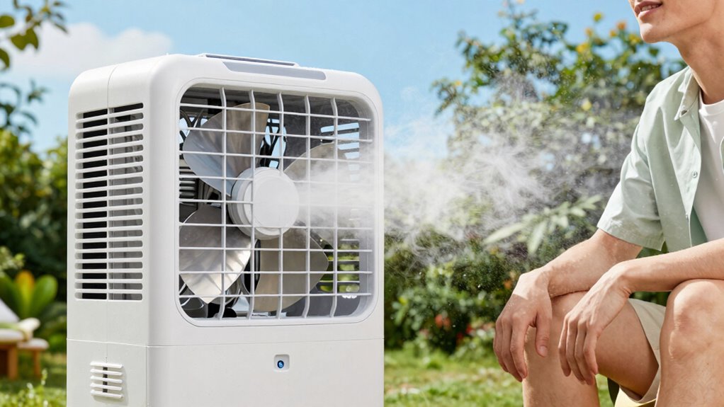 optimal dry hot day cooling