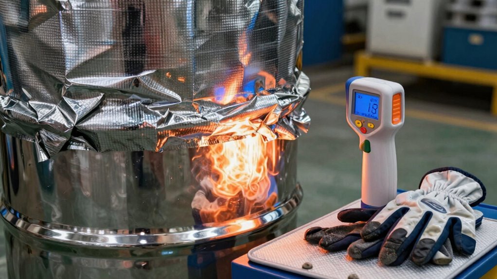 optimize oil temperature safely