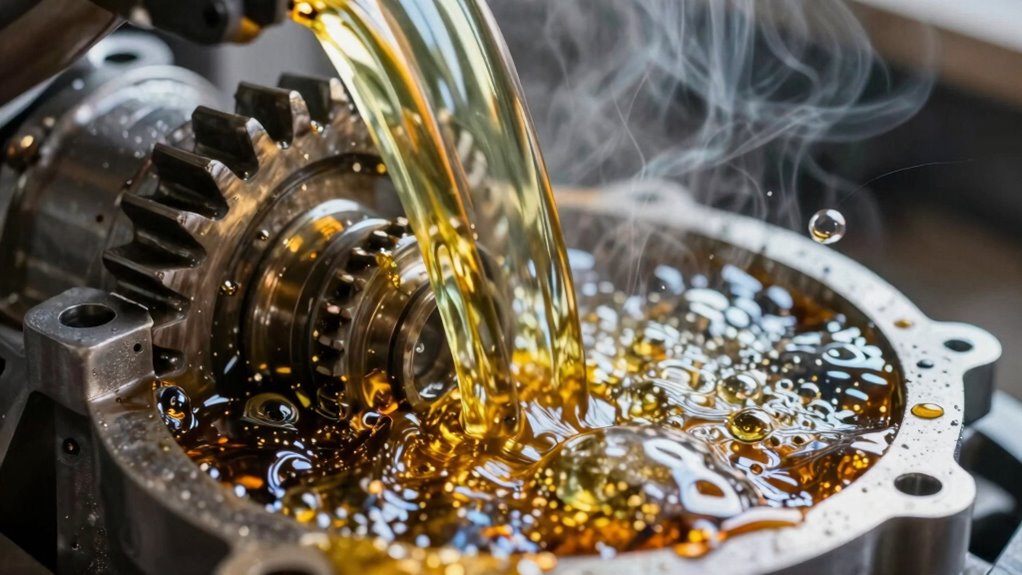 overfilled lubricant causes overheating