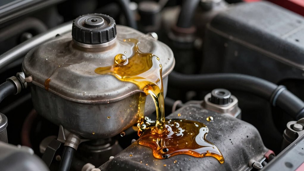 overfilled oil damages engine
