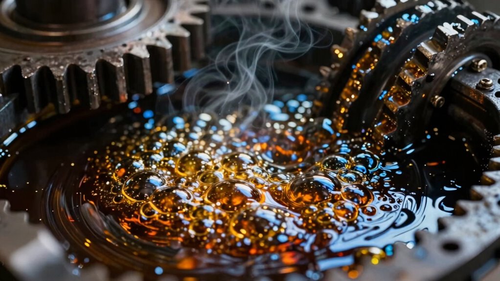 overheating gear oil damages